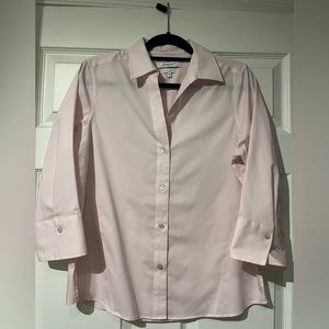 Foxcroft Pink Button Down Blouse